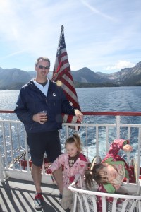 All hands on deck...With Daddy's hand on a beer, too.