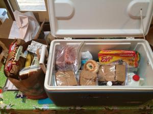 You would have thought we were heading into the Alaskan outback for a month.