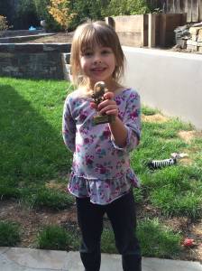 Maddo with her [replacement] trophy in hand.