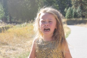 Little Sis having one of her typical responses to a First World Problem.